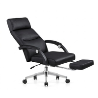 Chaise de bureau inclinable au design moderne avec repose-pieds et chaise de bureau ergonomique de luxe 2026 – Meilleure vente pour usage professionnel