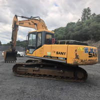 Excavatrice SANY SY235C d'occasion à haut rendement et à prix compétitif, 24,2 tonnes, pour les travaux de construction municipale en ville