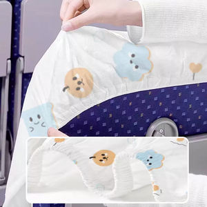 ผ้าคลุมเบาะรถยนต์ชุดเดินทางพิมพ์ลายเครื่องบินผ้าคลุมเบาะนั่งป้องกันแบบใช้แล้วทิ้งสำหรับใช้ครั้งเดียว - Product Image 4