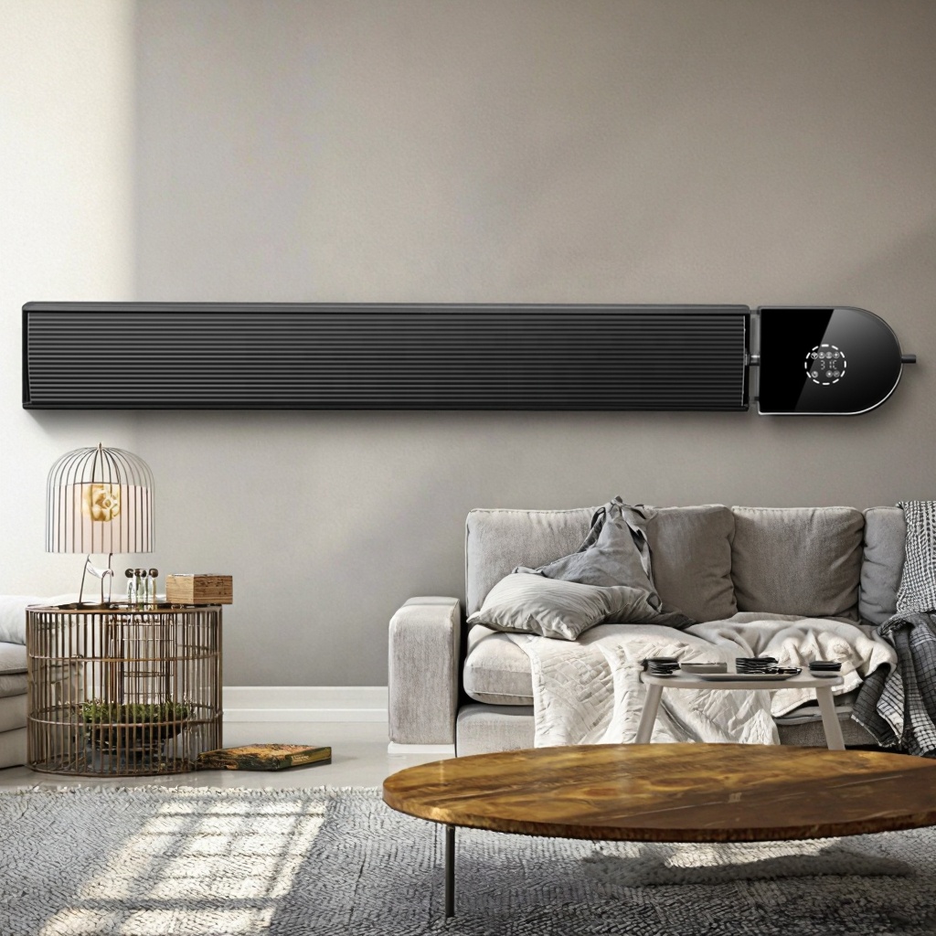 High Efficiency Fast Heating Smart Control Infrared Panel Radiant Heater With Body Sensor