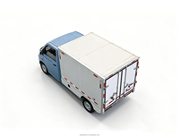 Mini-camion électrique certifié CEE avec moteur de 15 kW et autonomie de 201-300 km pour la livraison de nourriture et d'ingrédients aux cantines scolaires