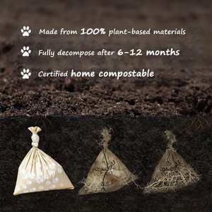 Bolsas Biodegradables para Desechos de Perros Hechas a Medida con Almidón de Maíz+PLA+PBAT, con Asa Tipo Chaleco, Impresión Flexográfica y Color Personalizado - Product Image 6