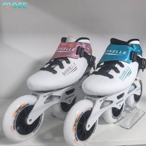 SeeMore Patins à <span class=keywords><strong>Roues</strong></span> Alignées Professionnels Adulte Homme <span class=keywords><strong>Femme</strong></span> Set Complet Fibre de Carbone Vitesse Patinage de Vitesse - Product Image 3