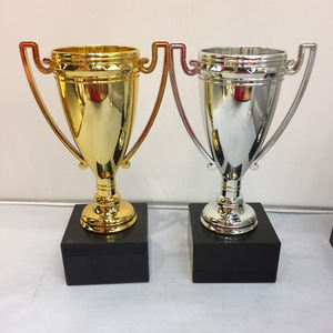 Trophy Set 18cm 15cm 13cm Plastic <b>Marble</b> Base Sports <b>Games</b> Awards Business Gifts - Product Image 2