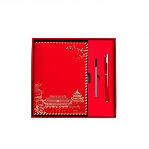 Cuaderno de Estilo Chino A5, Palacio Imperial, Arquitectura Clásica <span class=keywords><strong>Nacional</strong></span>, 100 Hojas, Juego de Caja de Regalo - Product Image 1