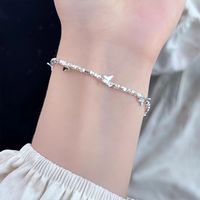 Bracelet à breloques papillon tendance en cuivre brisé, Nouveauté 2025, Bestseller, Polyvalent, Luxe léger, Accessoire haut de gamme à maillons fins