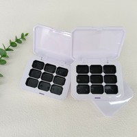 Boîte d'emballage vide en plastique pour fard à paupières ou gel pour ongles, Palette de maquillage crème solide dégradée de marque privée avec logo personnalisé
