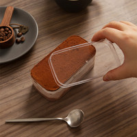 Boîtes à pain transparentes en PET pour tiramisu, avec couvercle, emballage alimentaire écologique de qualité alimentaire