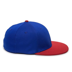 Logo Brodé Personnalisé Écusson Bleu Rouge Deux Tons Snapback Casquette Chapeaux Pour Unisexe - Product Image 6
