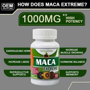 Cápsulas Orgânicas de <span class=keywords><strong>Maca</strong></span> para Homens-Energia & Vigor Suplemento Herbal, Vegan Natural <span class=keywords><strong>Maca</strong></span> Extrato Em Pó, Descontos a Granel - Product Image 2