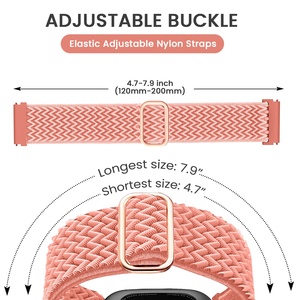 संगत फिबिट वर्सावा <span class=keywords><strong>2</strong></span> स्मार्टवॉच नायलॉन लूप स्ट्रैप के लिए एक संगत fitbit versa <span class=keywords><strong>2</strong></span> स्मार्टवॉच नायलॉन लूप स्ट्रैप - Product Image 3