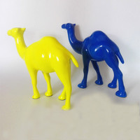 Souvenir scolaire, cadeau écologique, figurine de chameau en polyrésine peinte à la main, ornement décoratif pour la maison