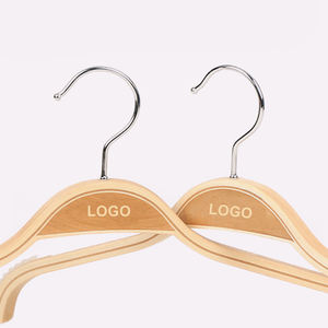 Grucce Appendiabiti Personalizzate con LOGO <span class=keywords><strong>per</strong></span> <span class=keywords><strong>Armadio</strong></span>, da Esterno, in Legno di Alta Qualità, 40CM, <span class=keywords><strong>per</strong></span> Adulti - Product Image 4