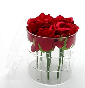 Scatola Regalo in Acrilico Personalizzabile Jihong, Quadrata, Circolare o a Forma di Cuore per Natale e San Valentino, Scatola per Rose all'Ingrosso - Product Image 6