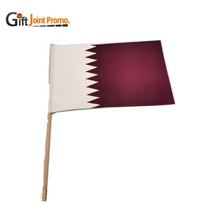 ขายส่งโปรโมชั่นราคาถูกที่กำหนดเองกระดาษไม้ติดธงมือ - Product Image 3