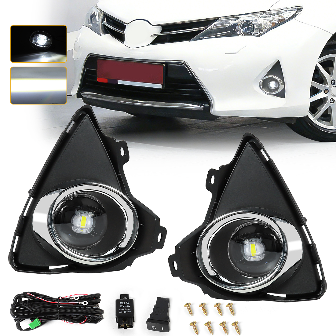 Lumière blanche LED