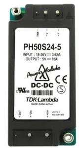 TDK Lambda PH50S280 5 5V 100A 500W DC Module d'alimentation Rail DIN - Product Image 2
