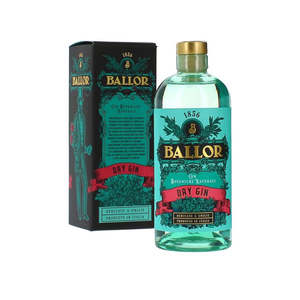Gin Ballor Bonollo de Alta Calidad, 0.70 L, 40% ABV, Italia, Listo para Enviar, 6 Botellas por Caja - Product Image 1