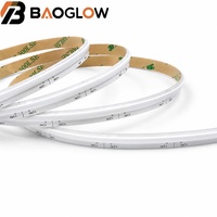 Tira de LED RGB COB de 3.33cm con Emisión Lateral, 630d/M, DC24V, 10W/M, 8mm, PCB de Cobre 18/35, Luz Flexible Multicolor