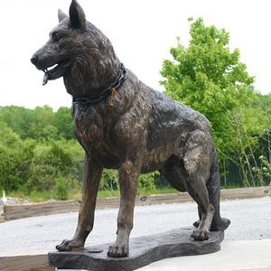 Nueva estatua de tamaño real de <span class=keywords><strong>pastor</strong></span> alemán con un diseño innovador y a un <span class=keywords><strong>precio</strong></span> excelente. - Product Image 1
