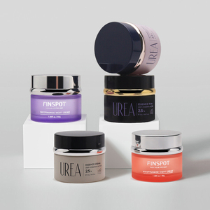 Vente en gros <span class=keywords><strong>de</strong></span> pots cosmétiques en verre <span class=keywords><strong>de</strong></span> 50 g, ronds, finition mate, contenants vides pour crème pour le visage, crème <span class=keywords><strong>de</strong></span> nuit, essence à <span class=keywords><strong>l</strong></span>'<span class=keywords><strong>urée</strong></span> avec couvercles personnalisés - Product Image 1