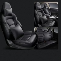 Housses de siège de voiture complètes en cuir de luxe durable, imperméables, protège-sièges auto pour Honda XRV CRV Fit Accord Vezel