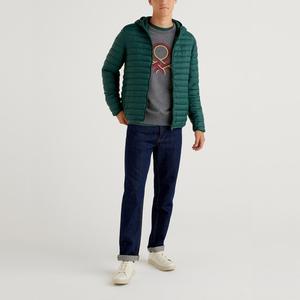 Venta caliente logotipo personalizado de poliéster impermeable puffer burbuja chaqueta para los hombres de invierno cálido al aire libre chaqueta acolchada hecha en BD - Product Image 5