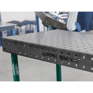 Smart GPPH <b>welding</b> <b>bench</b> with 15mm thick wheels, 28mm holes, dimensions from 1.5 to 3 meters - Product Image 5