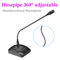 Microphone filaire de réunion MP-38 système de Microphone de conférence à col de cygne pour Table de salle de réunion Interface de bureau 6.5mm