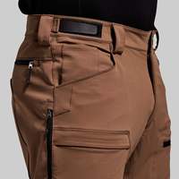 Pantalons de randonnée personnalisés pour hommes, séchage rapide, légers, imperméables, tactiques, avec poches zippées, pantalons de travail pour la pêche en plein air