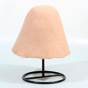 100% lana mujer cubo gorra Cloche capucha sombrerería artesanía sombrero Otoño Invierno Fancinators bloque cuerpo conos gorra - Product Image 4