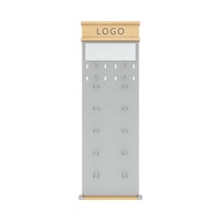 Support mural en bois pour lunettes de soleil, présentoir de lunettes de vue, marque Yiree Iso001, qualité d'usine, logo de la marque, optique