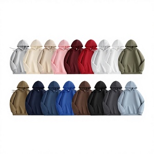 Gilets à capuche décontractés personnalisés en usine, collection automne-hiver, 25 ans d'expérience, couleurs variées, tendance mode, en pur coton, avec poches, sensation de chaleur - Product Image 1