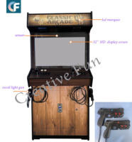Simulador 32 pulgadas Video Gun Shooting Game Standup Coin Operated Gun Video Game Arcade Shooting Gun Game Machine