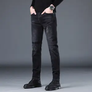 2023 простые мешковатые джинсы мужские негабаритные мужские джинсы хип-хоп уличные брюки мешковатые