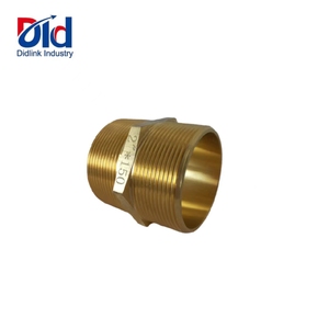 1/8 "1/4" <span class=keywords><strong>3</strong></span>/8 "1/2" <span class=keywords><strong>3</strong></span>/4 "1" Bsp Dubbele Mannelijke Draad Messing Pijp Hex Tepel Fitting Quick Adapter Man Naar Man Verminderen Connector - Product Image 6