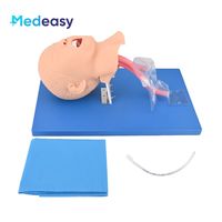 Medeasy - Modelo Avanzado de Entrenamiento de Intubación Traqueal Pediátrica, Simulador de Intubación de Vías Respiratorias, Maniquí para Práctica Médica