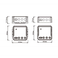 Système de maison intelligente Larkkey Tuya Zigbee 3.0, module d'interrupteur 16A avec commande vocale Alexa/Google/Yandex et application Smartlife Tuya