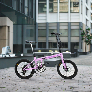 Vélo pliant Light Shark Technology 20 pouces en fibre de carbone intégrale, super urbain, 7 vitesses avec jante variable, batterie QS81 intégrée au tube diagonal QS - Product Image 3