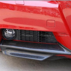 Ailerons latéraux de pare-chocs avant en fibre de carbone style P pour BMW Série 3 E90 2005-2008 - Product Image 2