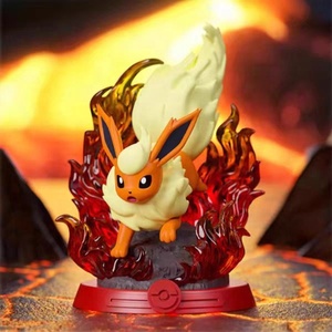 100% Original japon Anime dessin animé 9 pièces/boîte Pokemoned Eevee boîte aveugle V2 Kawaii PVC figurines décoratives Mini jouets enfants cadeau - Product Image 2