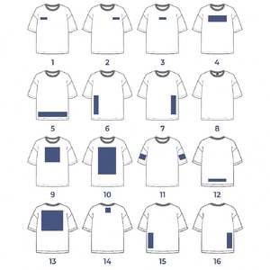 Camiseta de poliéster de secado rápido para hombre, camiseta blanca sólida con estampado personalizado para sublimación, camiseta en blanco personalizada - Product Image 6