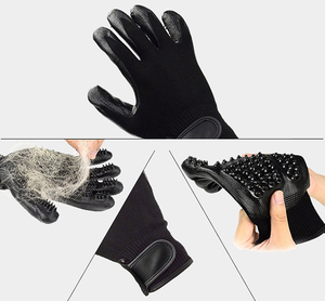 Suministros impermeables para mascotas, guante de baño de ducha deshedding con cepillos removedores de pelo para trabajar en el aseo de mascotas - Product Image 4