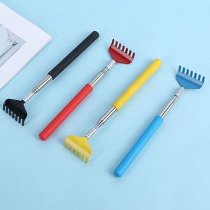 Grattoir à dos télescopique en acier inoxydable durable et portable avec logo personnalisé, masseur pour animaux de compagnie, idéal pour les cadeaux de bienvenue - Product Image 4