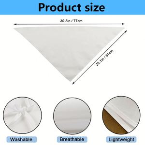 Bandana 100% Polyester Customize <b>Blanks</b> Sublimation Dog Bandanas With Logo Bulk Promotional Gift - Product Image 2