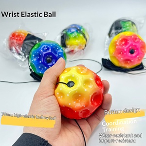 Ballon de handball élastique à retour rapide en PU souple, haute performance, avec sangle réglable, pour enfants, idéal pour les loisirs et les jeux sportifs en extérieur – Vente chaude - Product Image 1