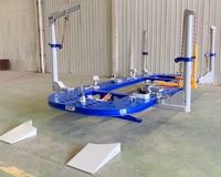 Extracteur de cadre de voiture d'équipement de réparation de collision/Machine automatique de cadre de carrosserie de 10 tonnes/redresseur de châssis de Machine de cadre de voiture