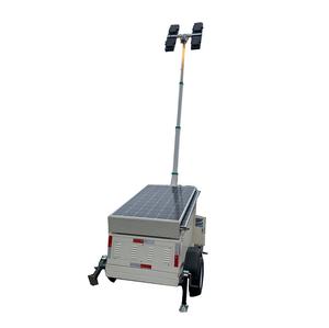 Remolque de torre de telecomunicaciones móvil con energía <span class=keywords><strong>solar</strong></span> y mástil telescópico de 8 m - Product Image 1