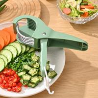 Slasnijder Chopper Draagbare Handmatige Fruitsnijder Creatieve Groentesnijder Keukengadgets Hakgereedschap Pers Bananensnijder