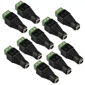 Schraubstecker-Adapterkabel weiblicher 10A Jack 2-Pin 12V DC männlicher Stromverbinder